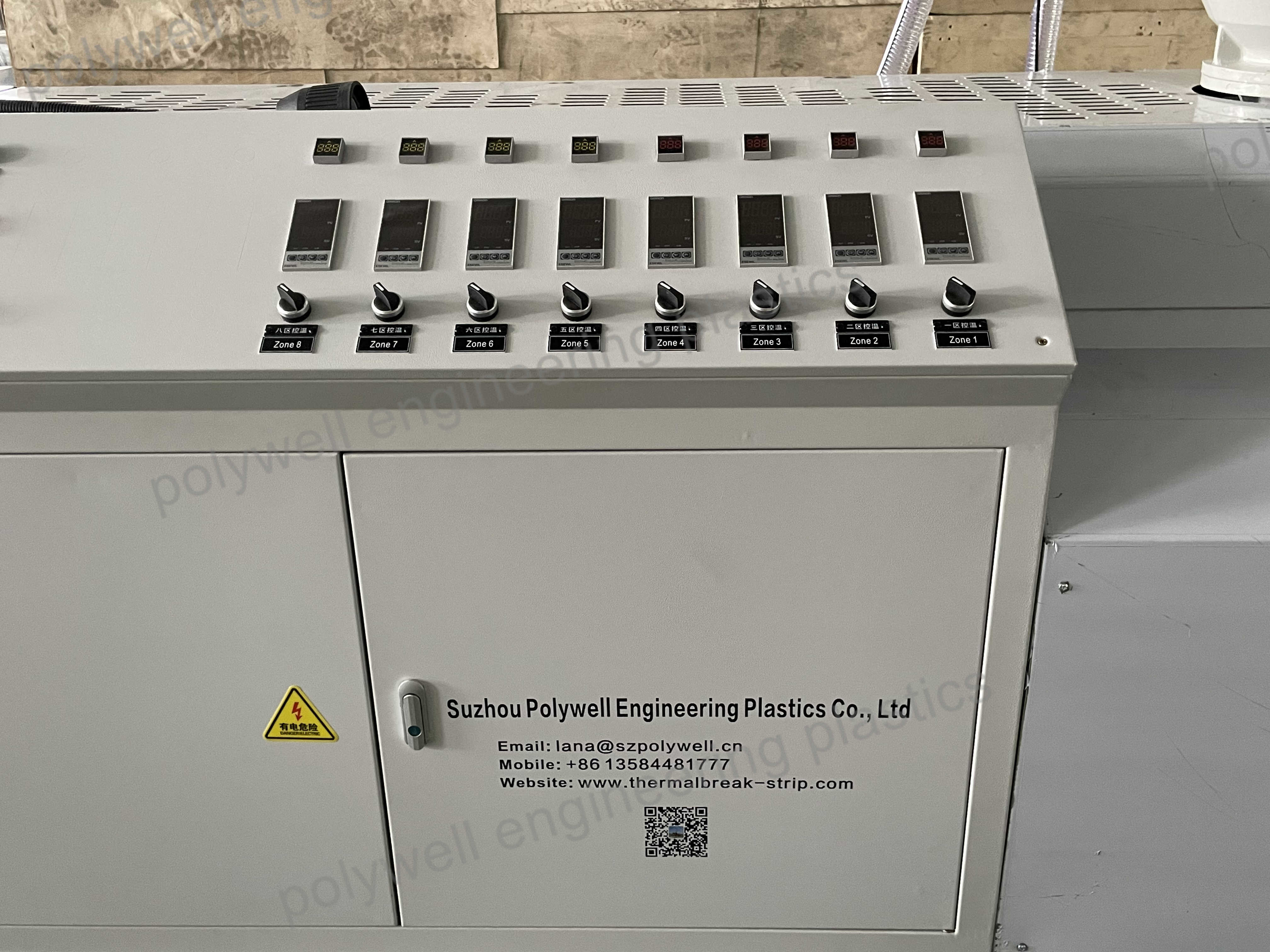 Single Screw Plastic Extruding Mahine Thermal Break Strips Extruder Machine Production Line