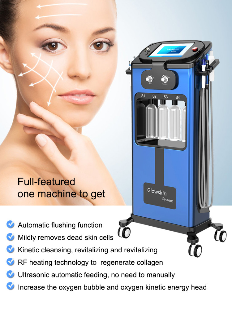 Skin Polishing Beauty Therapy Machines 10 In 1 Hydro Crystal Microdermabrasion Machine