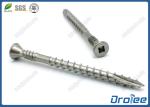 Marine Grade 316 Stainless Double Thread Square Drive Composite Decking Screws