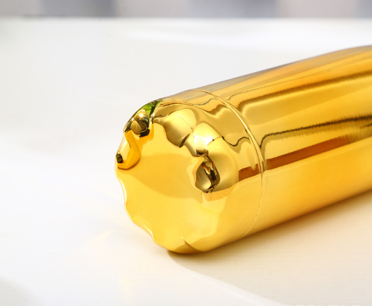 Lowr MOQ Selling 500ML UV Gold Color Stainless Steel Vacuum Thermos Mug CUP In Stock