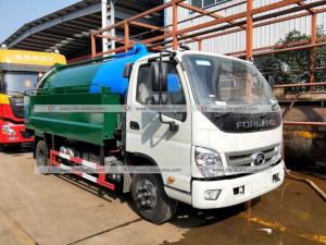 Quality Forland 5,000Liters Sewage Tank 2,000Liters Water Tank High Pressure Cleaning Sewage Suction Truck wholesale