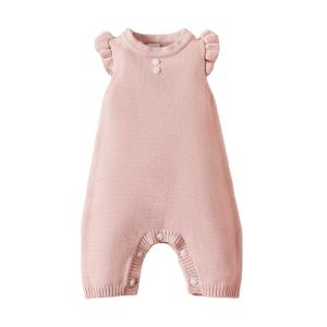 Quality Long sleeve Summer cute romper Wholesale baby onesie cotton bodysuit knit romper baby wholesale