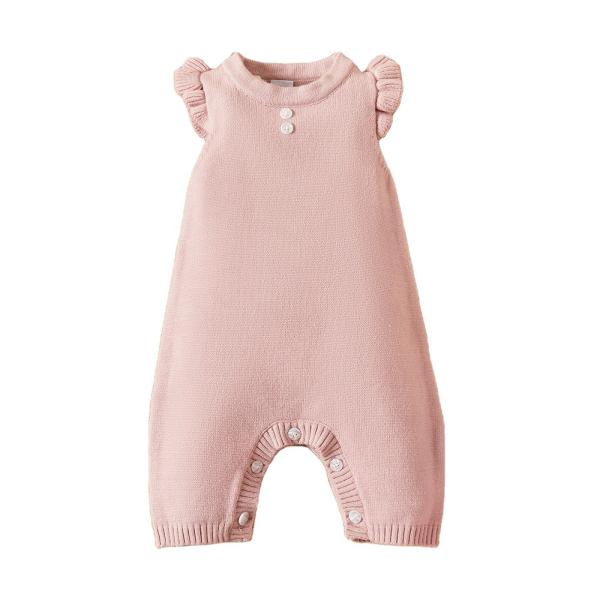 Long sleeve Summer cute romper Wholesale baby onesie cotton bodysuit knit romper