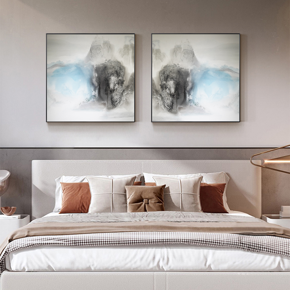 Custom Modern Home Decor Picture Landscape Canvas Oil Painting Hand Painted Colorful Wall Hanging for Decoration on Canvas