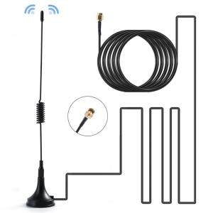Quality Vertical Polarization High Gain 30dbi GSM 3G 4G Car Indoor Antenna with Magnetic Base wholesale