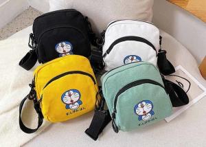 Quality Doraemon Cute little cat cartoon canvas bag crossbody bag Harajuku soft sister student shoulder logo picture bag wholesale