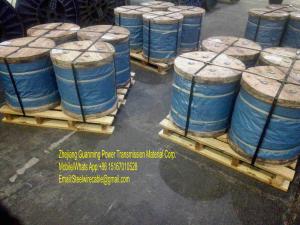 Quality Galvanized Steel Wire Strand 3/8&quot;,1×7 EHS wholesale