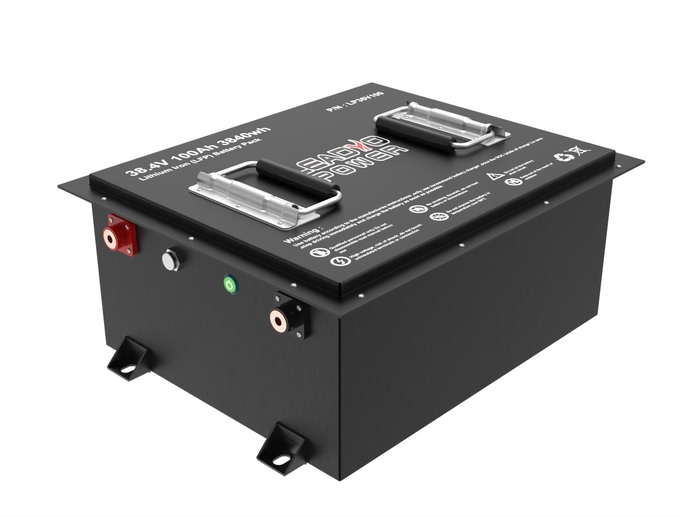 LiFePO4 Rechargeable 36V 100Ah Golf Cart Battery with Long Lifespan OEM Service