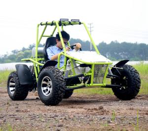Quality Air Cooled Single Seat Go Kart 150cc / Adult Off Road Go Kart Chain Transmission wholesale