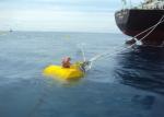 Dia 2100 X Length 2750 Yellow Steel Mooring Pontoon For Mooring The Ship