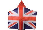 Australia Usa Flag Cape Wearable Kintted Polyester Nylon High Fastness