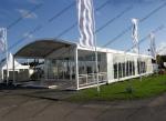 Customized Made Wedding Celebration Large Party Tents With Glass Sidewalls