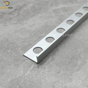 Aluminum Decorative Trips Aluminium Tile Trim 8mm Silver
