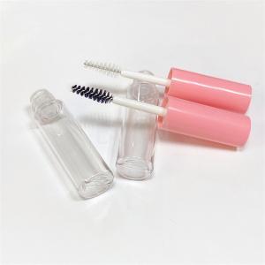 Quality Transparent Plastic Mascara Tube Double Cylinder Wand Empty Mascara Container wholesale