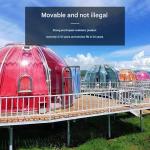 PC Outdoor Bubble House Combination for Camping Hotel Homestay Bar and
