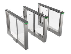 Quality Pedestrian Office Entrance Gate Optical Swing Gate Turnstiles With RFID Card Reader wholesale