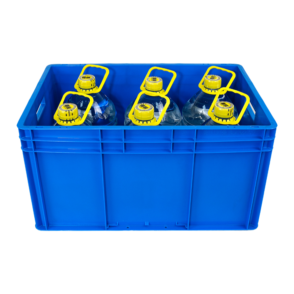 PP Stackable Supermarket Plastic Logistics Crate for Food Grade Moving Box Turnover