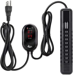 Quality Temperature Controller Submersible Aquarium Heater Rectangle For 95gal Tank wholesale