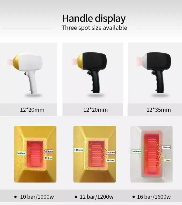 Triple Wavelengths Diode Laser Hair Removal Machine For Commercial