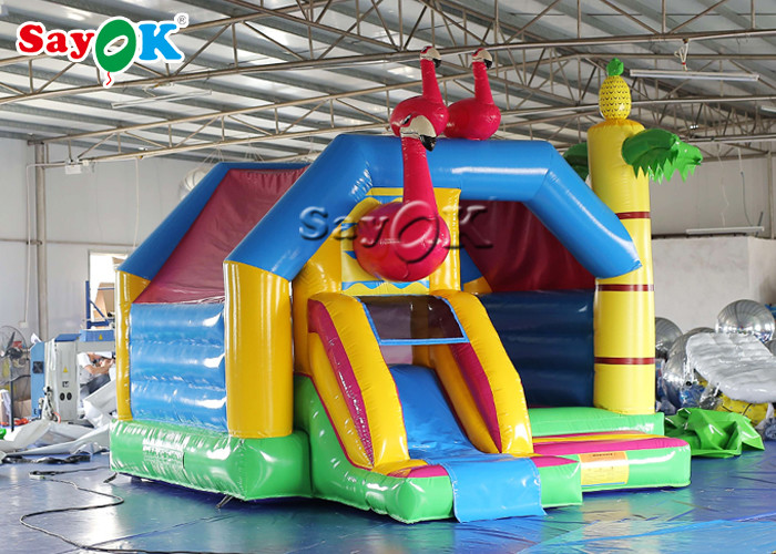 4.9x3.9x3.6mH Flamingo Commercial Inflatable Bounce House