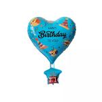 Wholesal 2022 hot 22 Inch 4D Love Heart Shaped Balloon Hot Air balloon Foil Boda