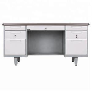 Quality Knocked Down Waterproof Powder Coated Steel Computer Desk wholesale