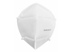 Quality N95 Folded Dust Protection Mask , Industrial Face Mask White Color BFE 95% - 99% wholesale