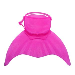 Quality Adjustable Mermaid Monofin , Pink Mermaid Swim Fins Kids 6-12 Years Old wholesale