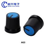 16*17mm Potentiometer Knob Knurled Pointer Amp Volume Knob
