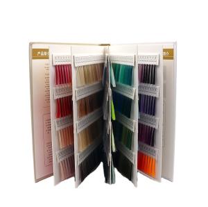 Quality Embroidery Silk Thread Color Card Chart Sample Book 2ply 720 colors for embroidery wholesale