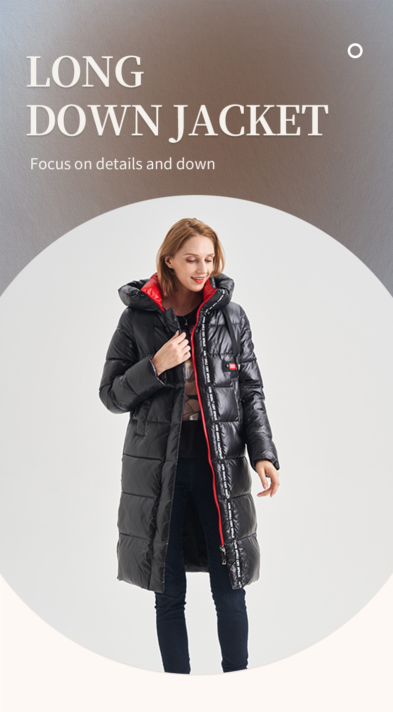 Hot Selling Cheap Custom FODARLLOY 2022 Winter New Korean Style Long Cotton-padded Coat