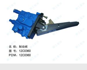Quality 12C0360 Brake Valve Liugong CLG835II CLG842 CLG842II CLG856 CLG877 Wheel Loader Hydraulic Control Valve wholesale