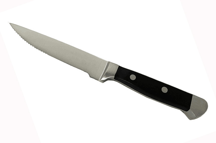 4PCS Forged Steak Knives Withe POM Forged Heavy Handle For Kitchenware