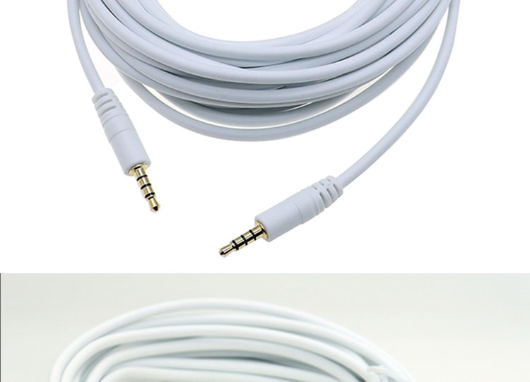 3.5mm Male to Male Female Stereo AUX 3 Poles TRS 4 Poles TRRS Mono Jack Microphone Patch Audio Extension Cable
