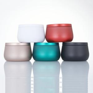Quality Anti Corrosion Metal Cosmetic Jar 4oz 8 Oz Candle Tins Emerald Packaging wholesale