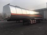 Edible Oil Aluminium Tanker Trailer 50 000 Liters Volume 24000kg Axle Load