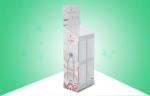 Bottle Pure Water Corrugated Cardboard Floor Display Stands With Strong Design