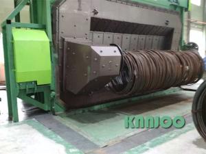 Quality Wire Rod Coil Surface Cleaning Shot Blasting Machine Of KNNJOO wholesale