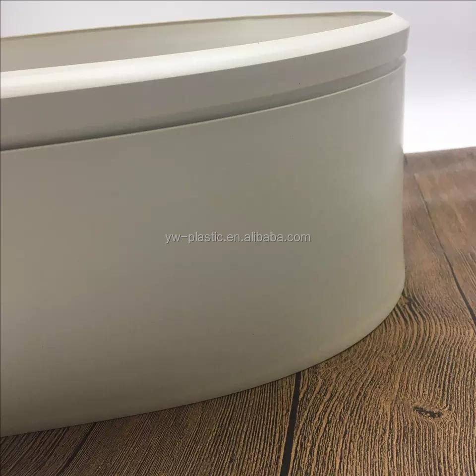 Cutting Services for Scratch Resistant Vinyl Baseboard Moulding in Various Sizes
