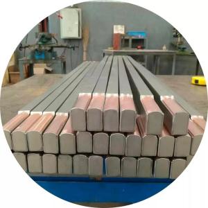 Quality 3.0mm-85mm Ti Clad Copper Bar ASTM B432 For Electrolysis Electroplating wholesale
