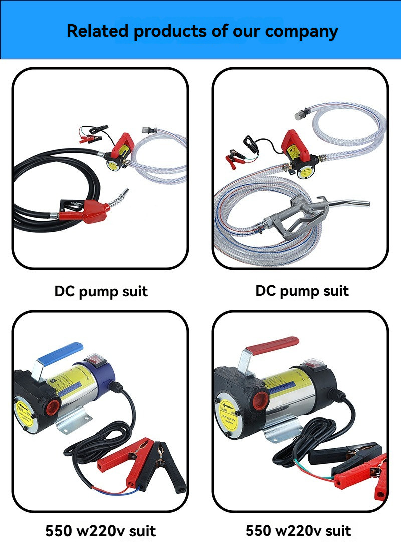 High Flow Compact Electric Oil Diesel Pumps 220V 60L/Min