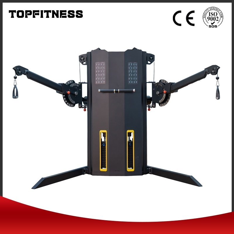 Strength Indoor Sports Fitness Equipment Exercise Equipment Dual Adjustable Cable Pulley Full