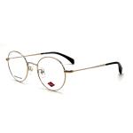 FM3231 Womens Round Stainless Steel Optical Glasses 49-20-145