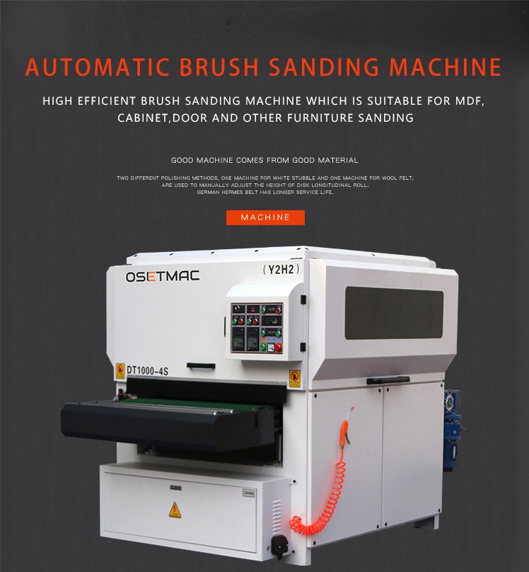 7.75kW Power Automatic Brush Sanding Machine for MDF Sanding within OSETMAC's Range