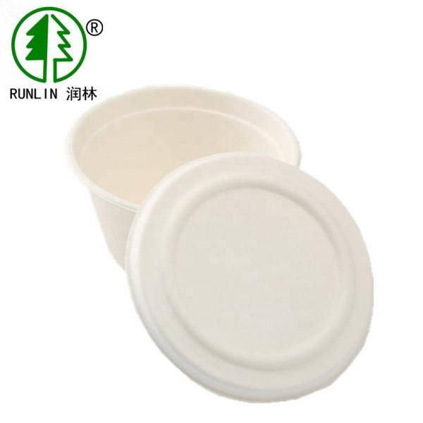 White Bagasse Fiber Compostable Dinnerware Wedding Cup Biodegradable Disposable