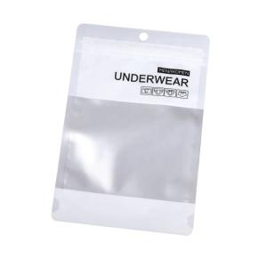 Quality Custom Logo Frosted Window Zipper Close Poly Clothing Bag For Packaging wholesale