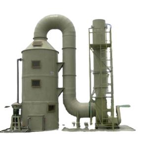 Quality 4mm-15mm Thickness Waste Gas Treatment Flue Gas Acid Fume Wet Scrubber Purification Tower wholesale