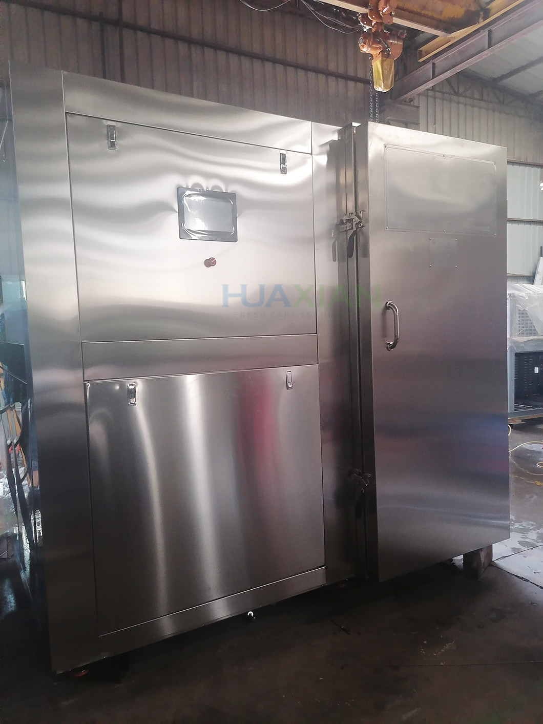 120kgs Stainless Steel Rice Vacuum Pre Cooling Machine For Cold Areas