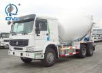 ZZ1257M3247W 266HP SINOTRUK HOWO 6X4 Italian Pump 6-7m3 Concrete Mixer Truck