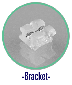 Class I Standard BIOM Mesh Lingual Button In Orthodontics With Chain Attachment